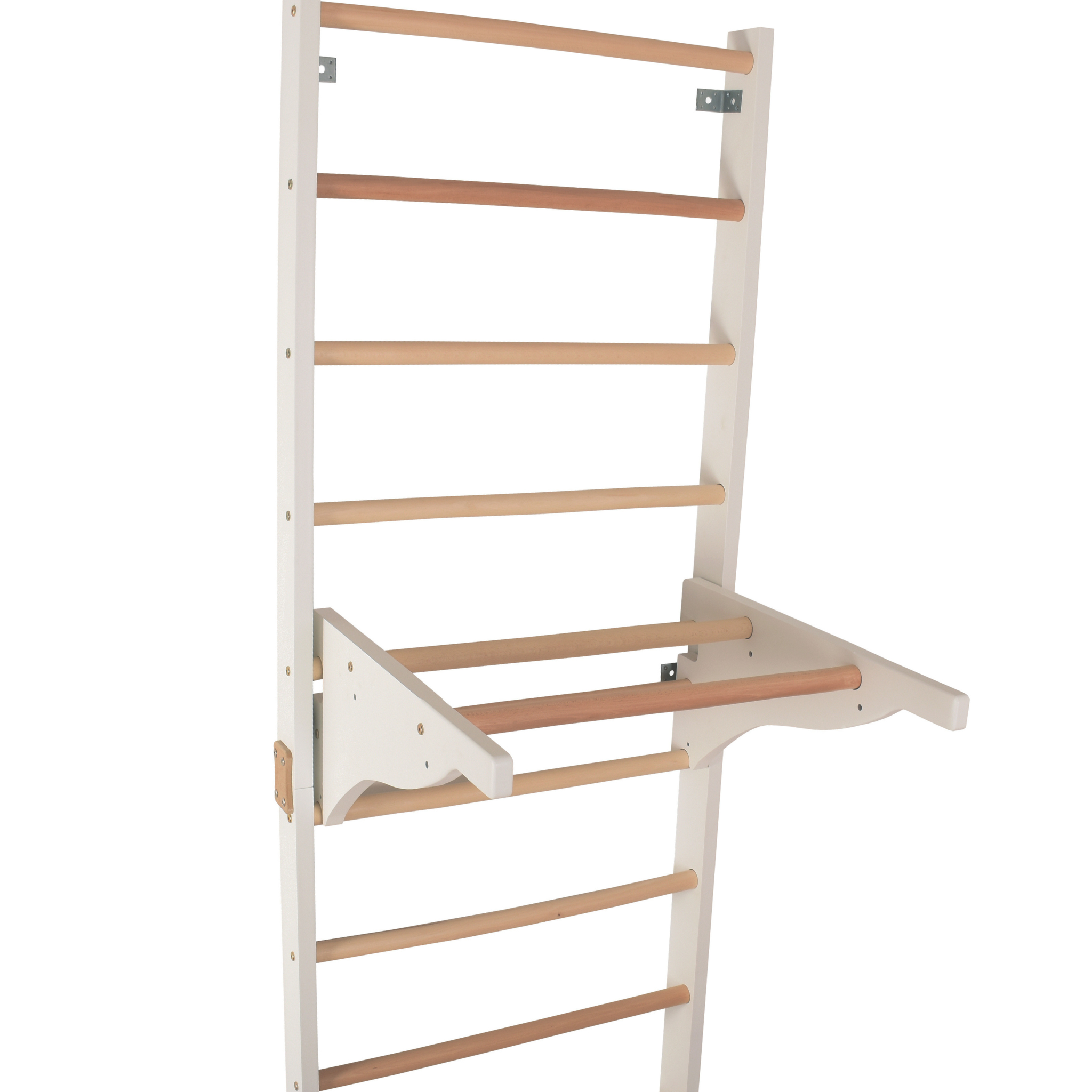 Sprossenwand mit Klimmzugstange & Dip-Barren – PRO PURE – weitere Produktansicht 14 – RINAGYM
