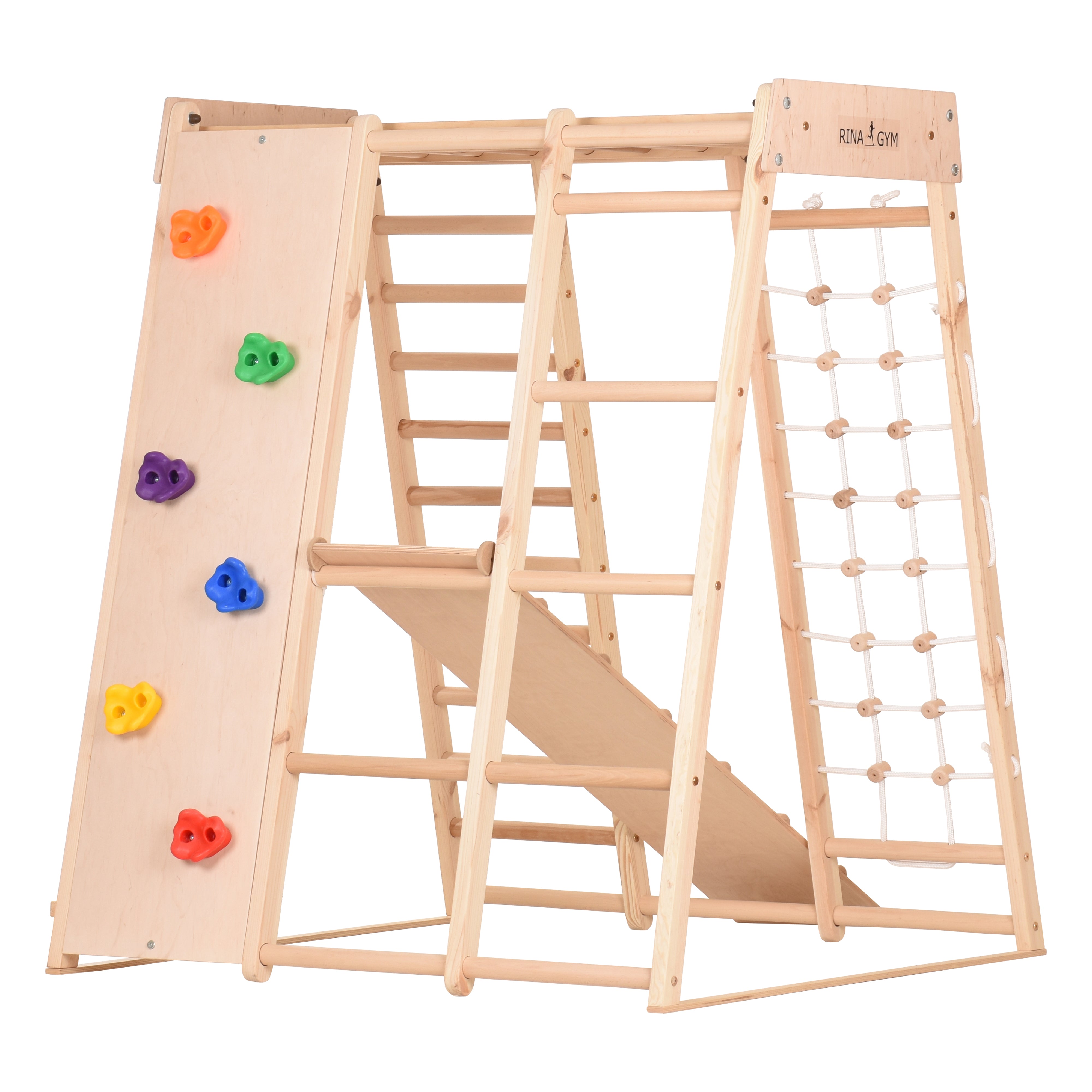 Indoor-Klettergerüst aus Holz 145 cm – weitere Produktansicht 5 – RINAGYM