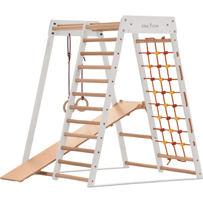 Indoor-Klettergerüst Classic weiß 145 cm – RINAGYM