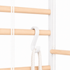 Weißer S-Haken für Sprossenwand – Halterung für Turnringe und Gymnastikringe