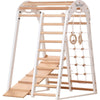 Indoor-Klettergerüst weiß 125 cm mit Netz – RINAGYM