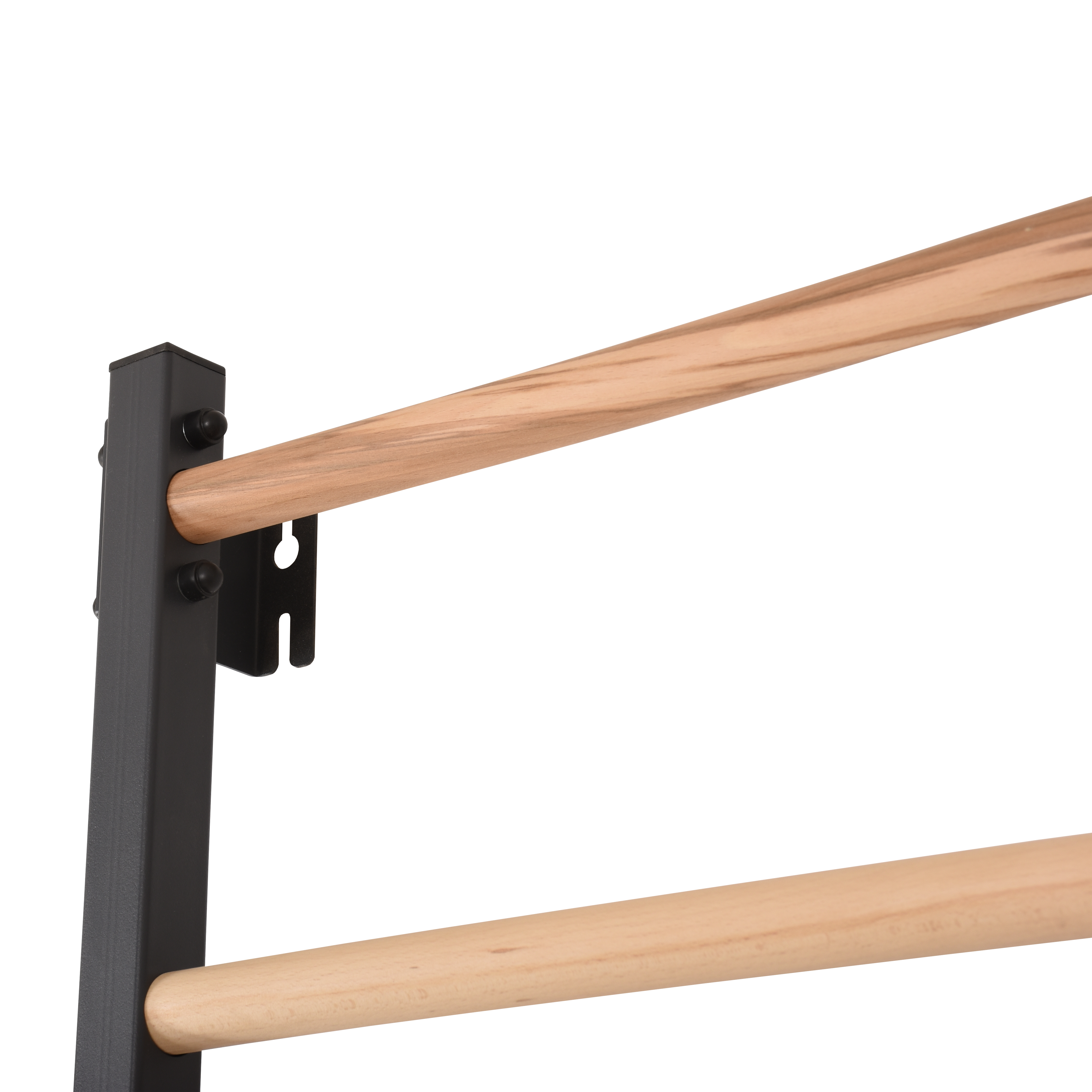 Sprossenwand STEEL 1 Graphit – Stahl & Buchenholz – weitere Produktansicht 18 – RINAGYM