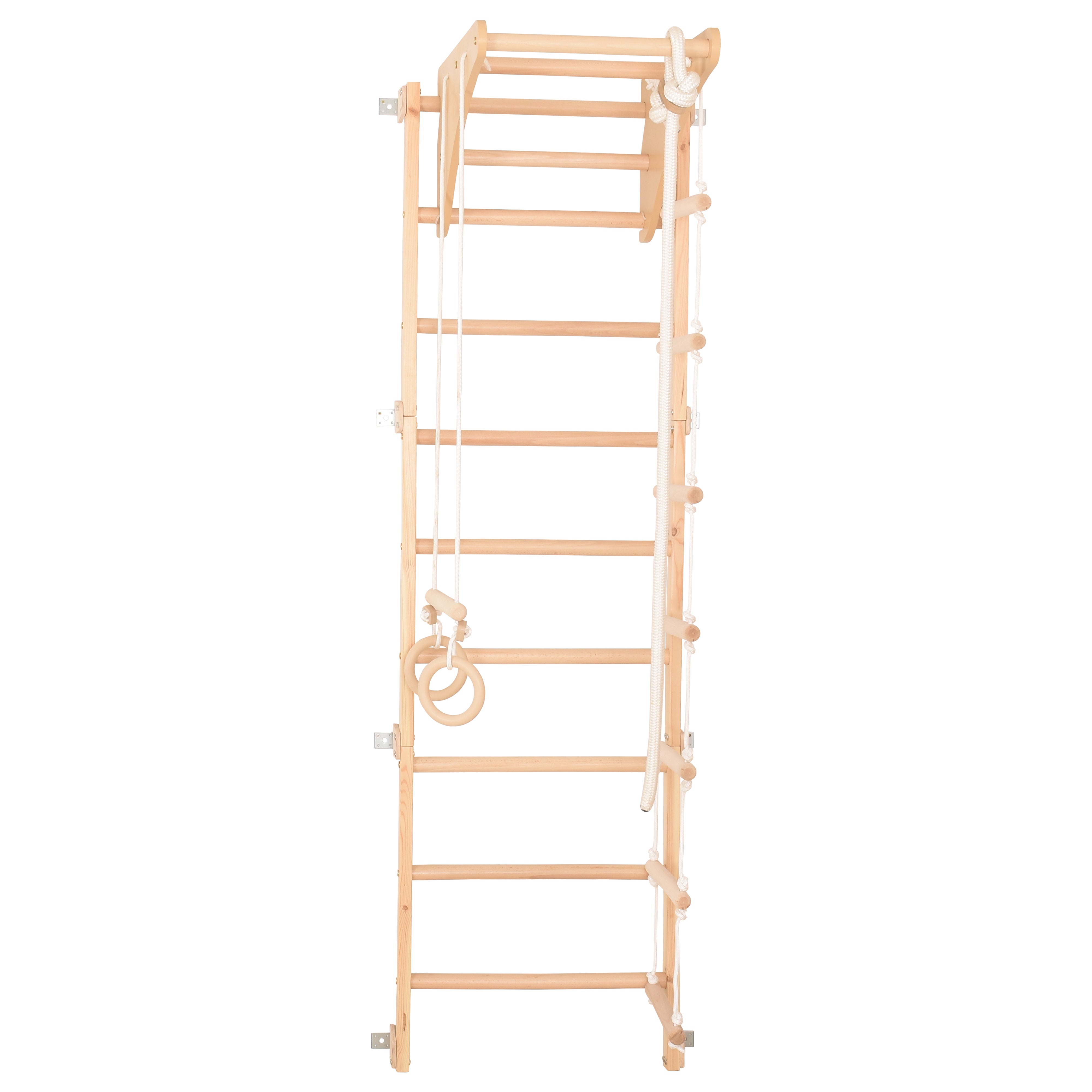 Sprossenwand Eco Pine mit Klimmzugstange – weitere Produktansicht 3 – RINAGYM