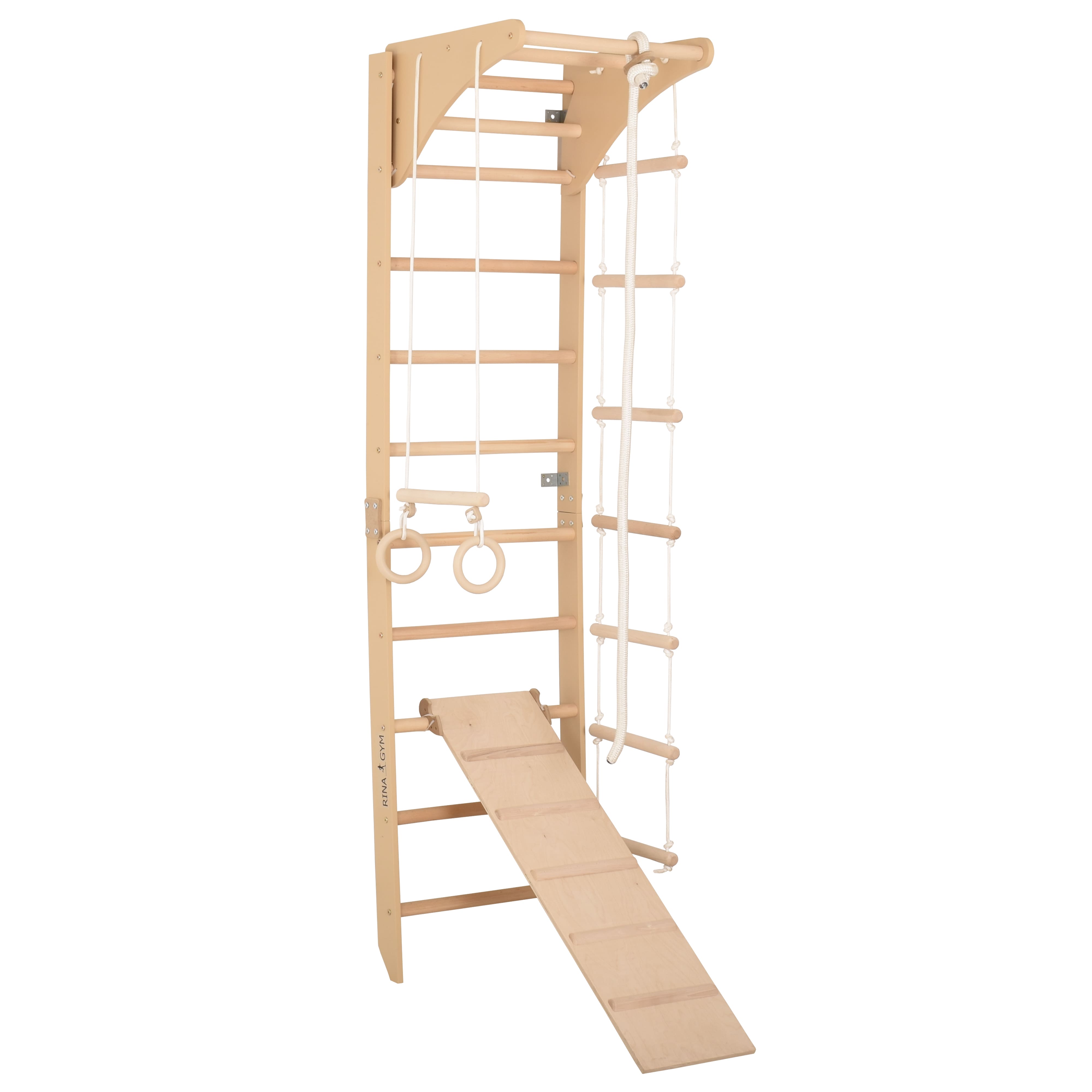 Sprossenwand SPR C mit Rutschbrett 230 cm – weitere Produktansicht 6 – RINAGYM