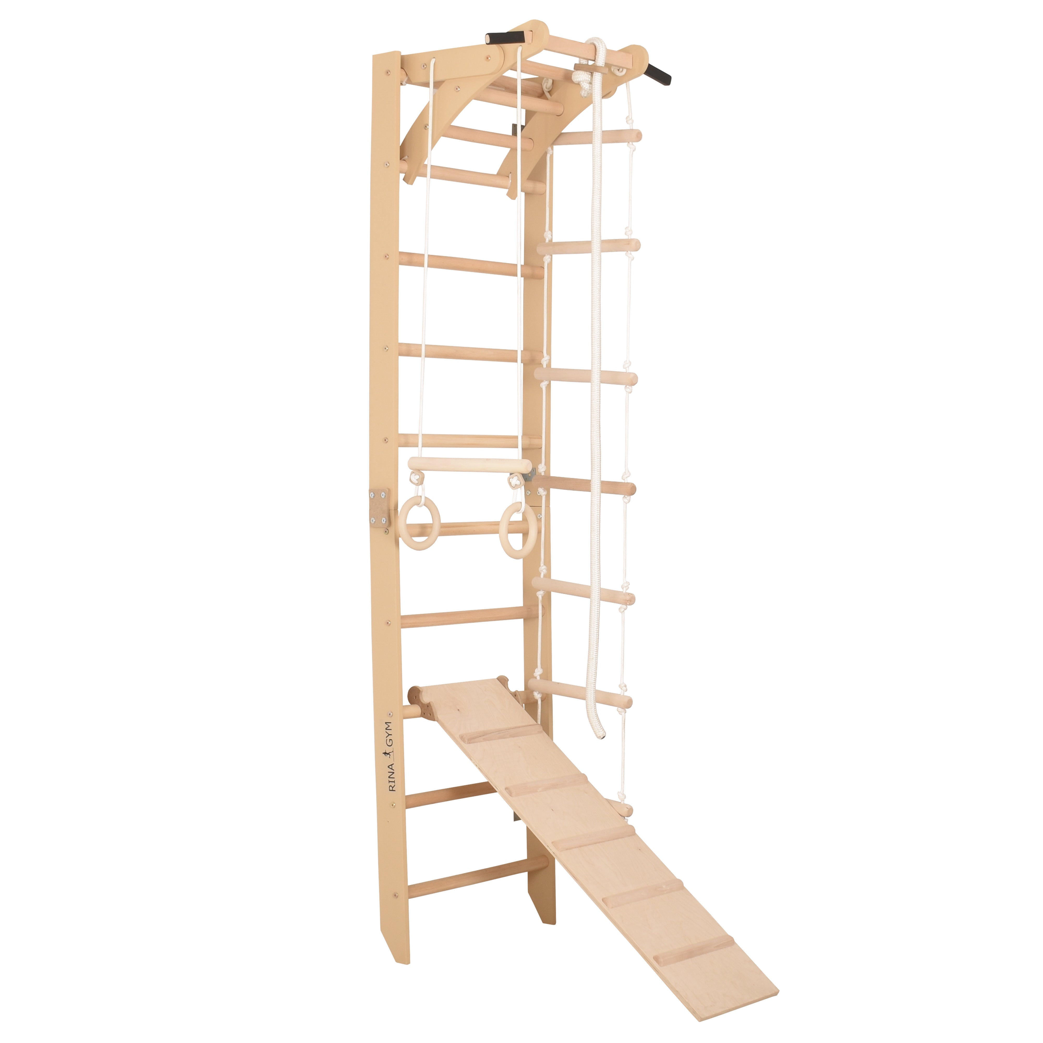 Sprossenwand SPR A mit Rutschbrett 230 cm – RINAGYM