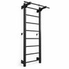 Échelle murale métallique RINAGYM Steel M 213 cm avec barre de traction, noire