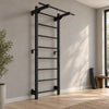 Échelle murale métallique RINAGYM Steel M 213 cm avec barre de traction, noire