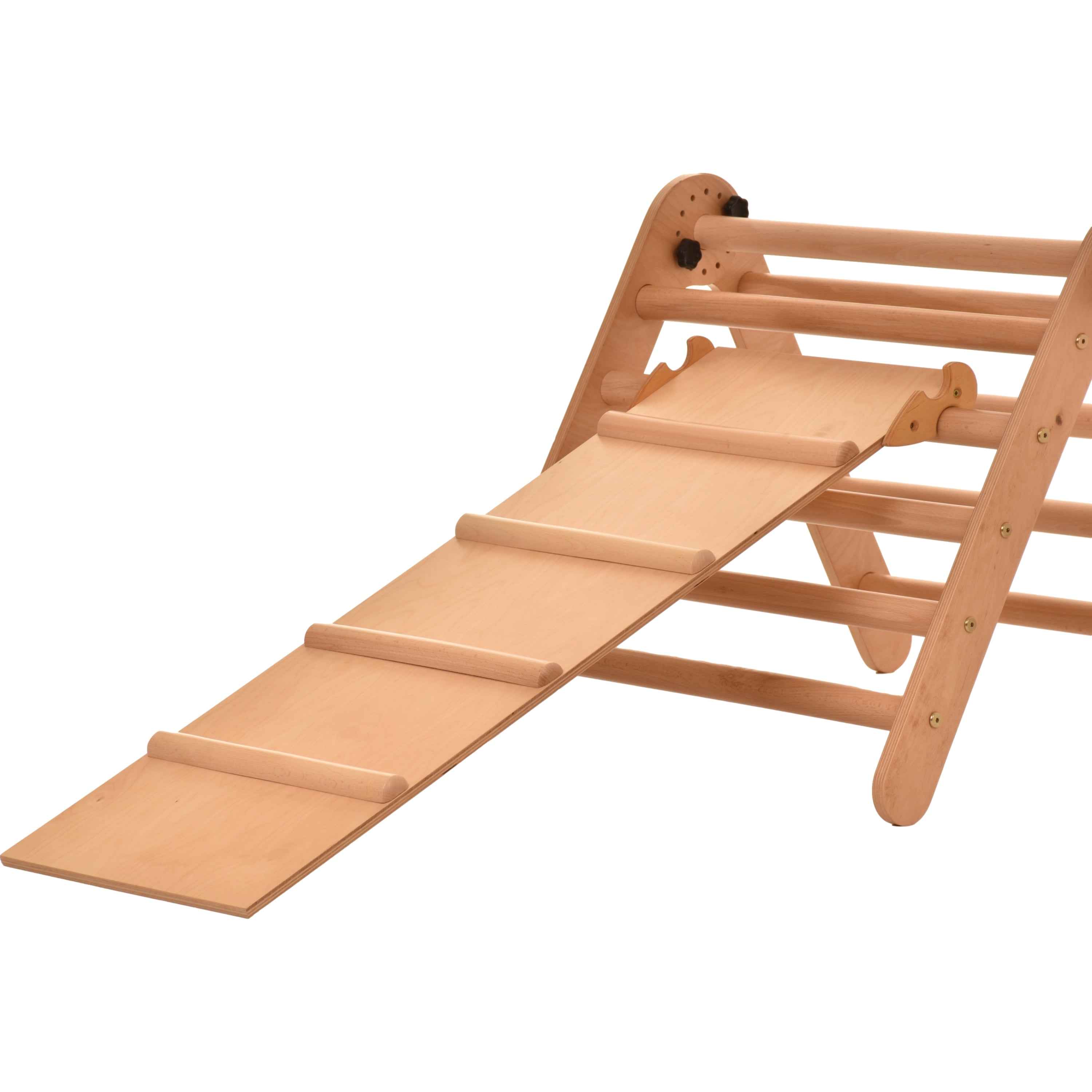 Kletterdreieck mit Rutsche Aslide Natur – weitere Produktansicht 9 – RINAGYM