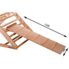 Kletterdreieck mit Rutsche Natur 115 cm – weitere Produktansicht 3 – RINAGYM