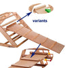 Kletterdreieck mit Rutsche Natur 115 cm – weitere Produktansicht 4 – RINAGYM